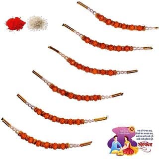 (Pack of 12) CHARKEE Fancy 12 Bhaiya Bhabhi Rakhi (Multicolour) view 2