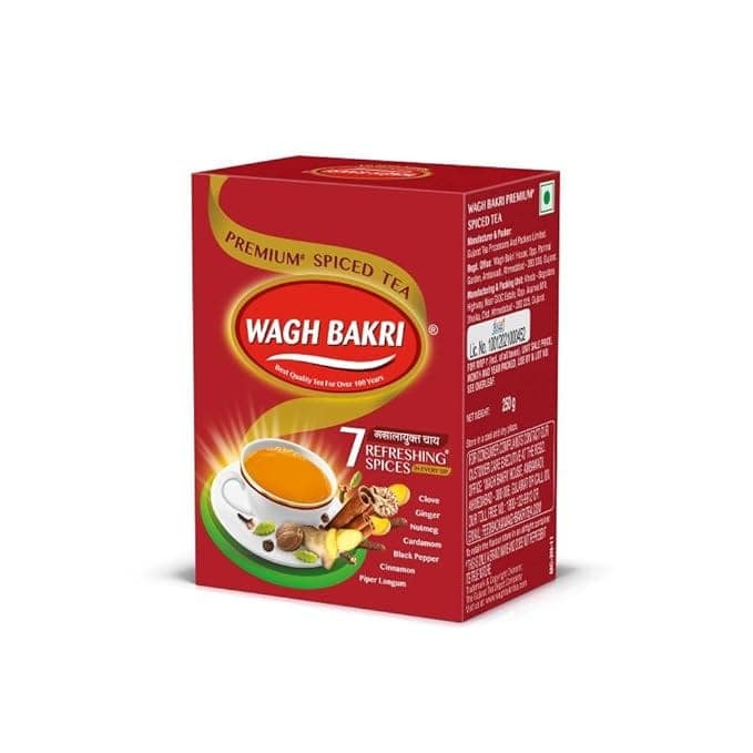 Wagh Bakri® Premium Spiced Tea | With 7 Refreshing Spices | 250 gm + Green Elaichi 25 Gm view 2