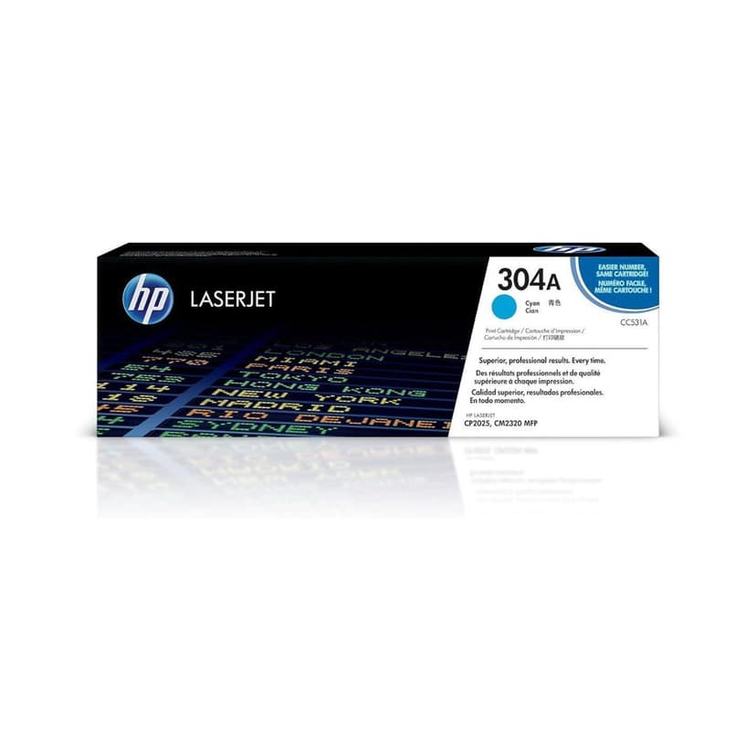 HP 304A Cyan Original LaserJet Toner Cartridge (CC531A) view 2