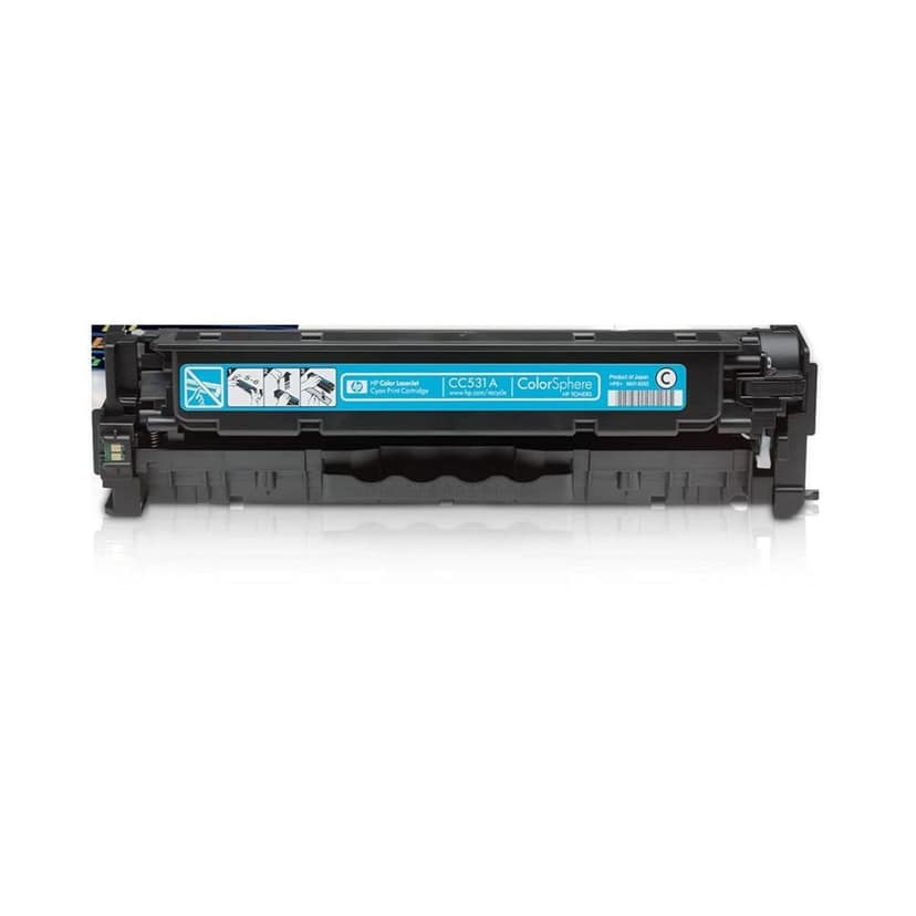 HP 304A Cyan Original LaserJet Toner Cartridge (CC531A) view 3