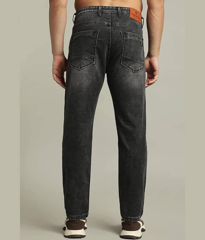 Paul Street Tapered Solid Men's Jeans ( Indigo ) view 2