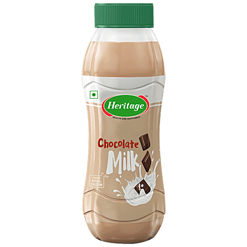 Heritage Flavoured Milk - Chocolate, 200 ml Bottle