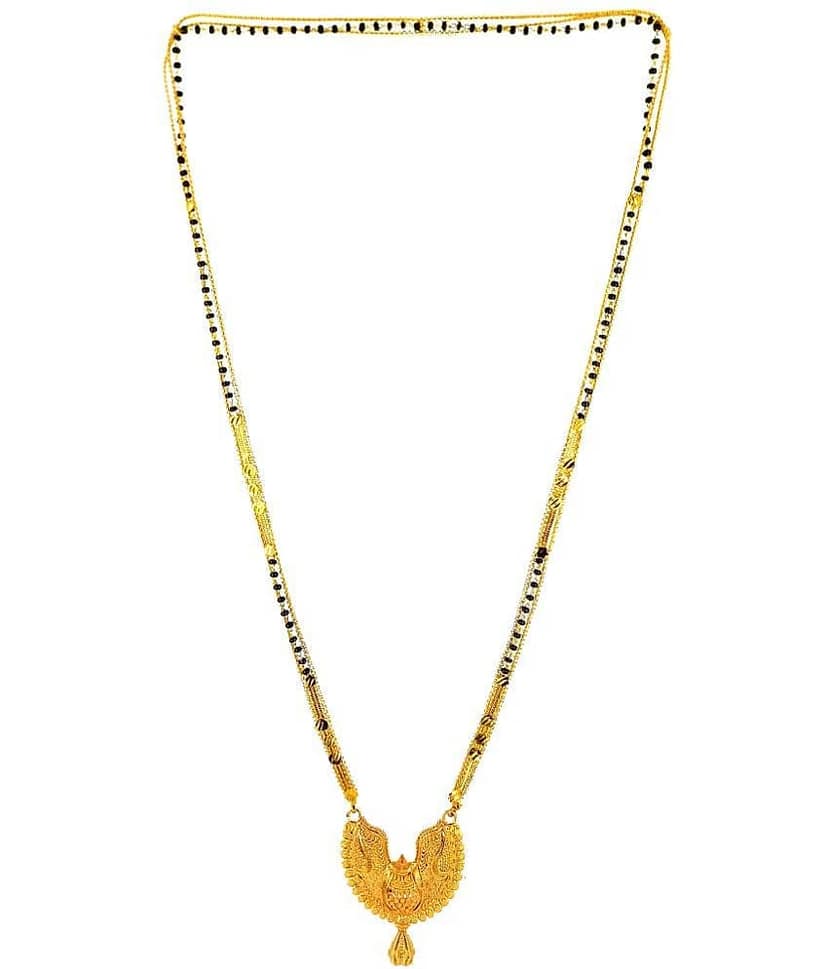 JIPPA - Golden Mangalsutra ( Pack of 1 )