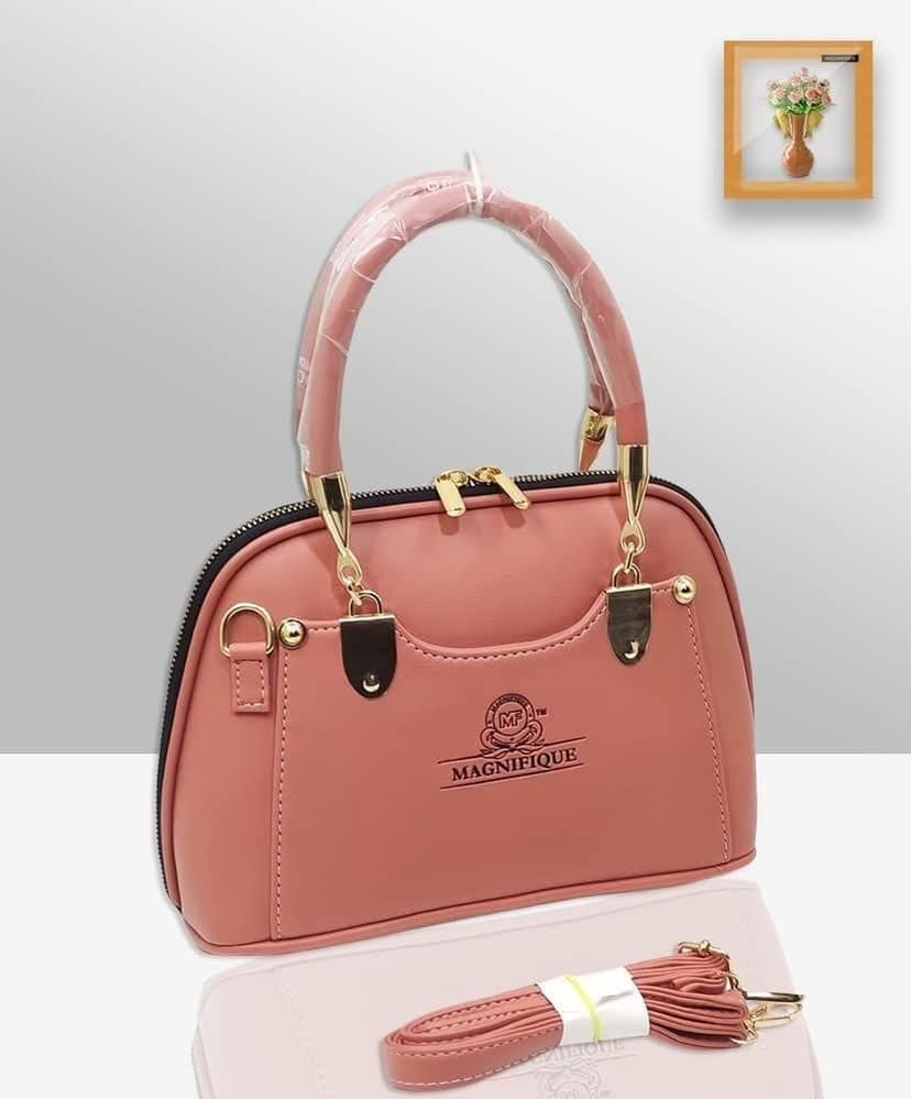 Magnifique Women's Hand/Sling/Side Bag/purse Polyurethane Western (Pink) view 2