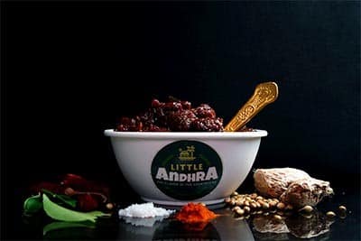 Little Andhra Ginger Pickle (500g) | Traditional Andhra Style Allam Pachadi | Enhances Daily Meals