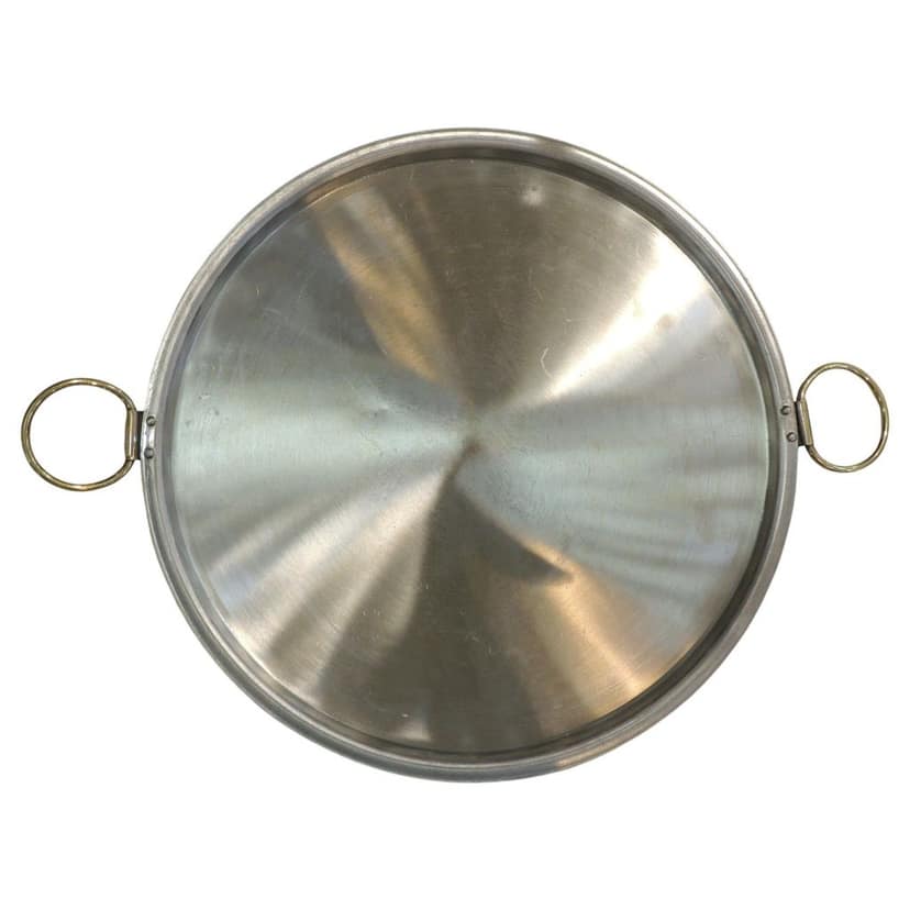 Large Pure Brass Dosa Tawa | Heavy Gauge Premium Griddle for Dosa, Uttapam & Restaurant-Style Cooking (BCMAS209 D) view 4