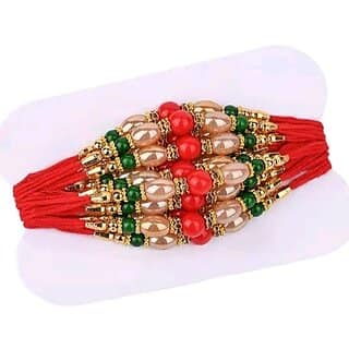 (Pack of 12) CHARKEE Fancy 12 Bhaiya Bhabhi Rakhi (Multicolour) view 2