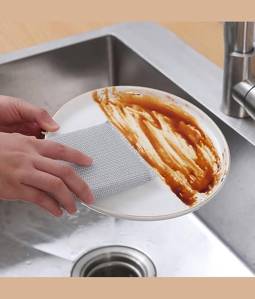 Bhavyta Sponge Scrubber pad Stainless Steel Scrub Pad view 2