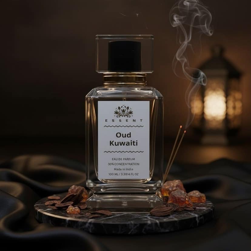 Essent Perfumes Oud Kuwaiti Eau de Parfum (EDP) – Rich Oud Woody Long Lasting Perfume – Unisex Fragrance view 3
