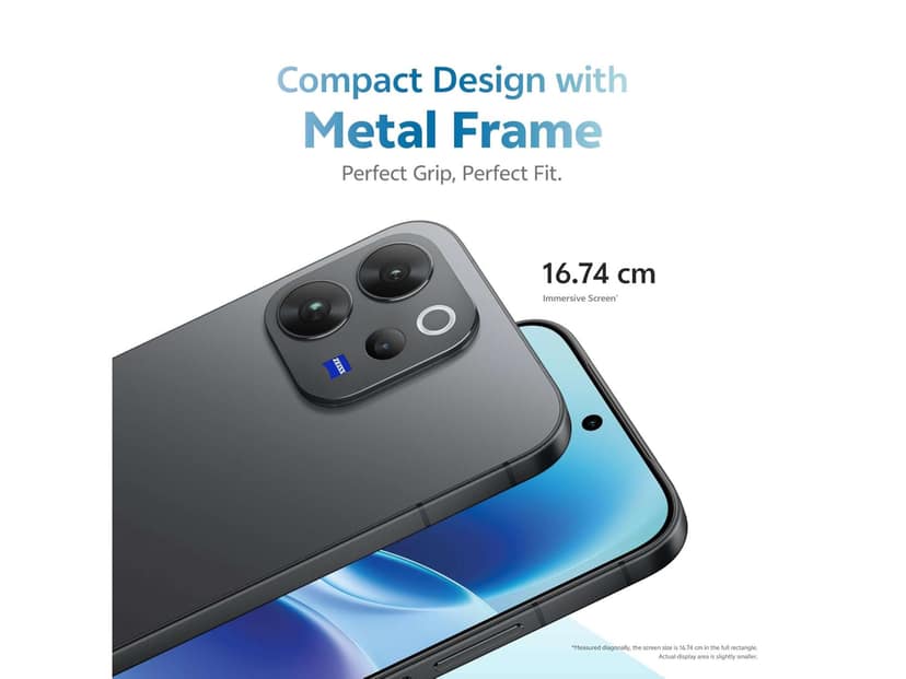 Vivo V70 Elite 5G (8GB RAM, 256GB Storage) 5G Mobile Phone with FHD+ Display, Smooth Performance & Powerful Battery - Authentic Black view 3