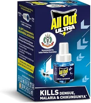 All Out Liquid Vaporizer/Mosquito Repellent Refill - Kills Dengue, Malaria & Chikungunya Mosquitoes, 45 ml