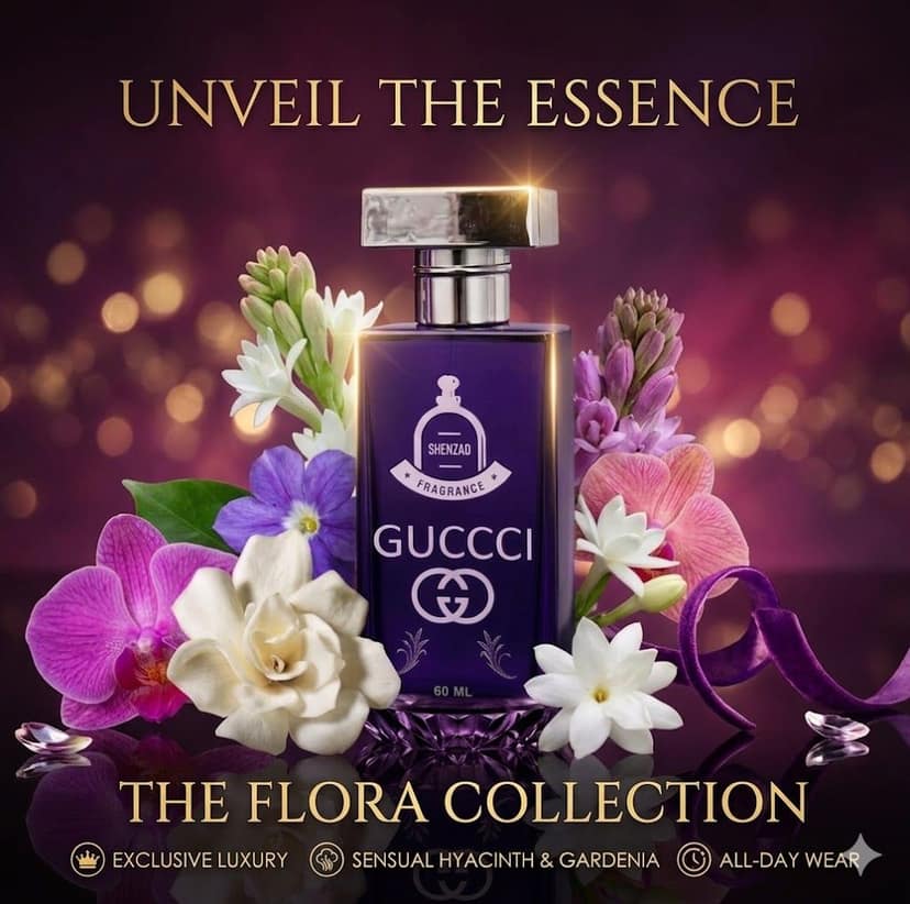 Elegantra Flora Intense Eau De Parfum for Women (60ml) | Premium Long Lasting Luxury Floral Perfume with Gardenia, Jasmine & Sweet Brown Sugar view 5