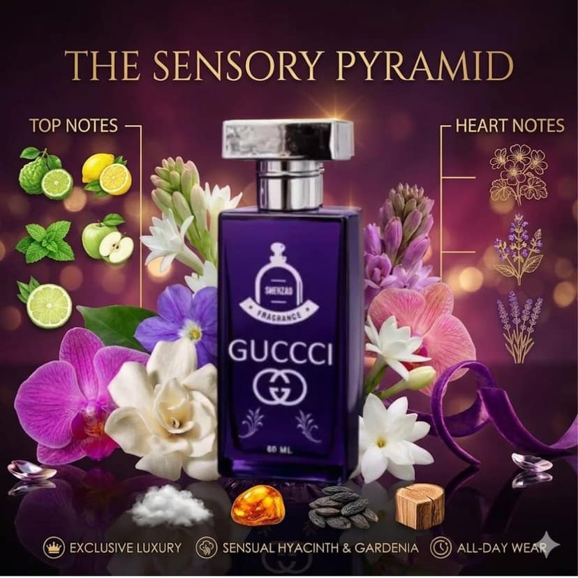 Elegantra Flora Intense Eau De Parfum for Women (60ml) | Premium Long Lasting Luxury Floral Perfume with Gardenia, Jasmine & Sweet Brown Sugar view 6