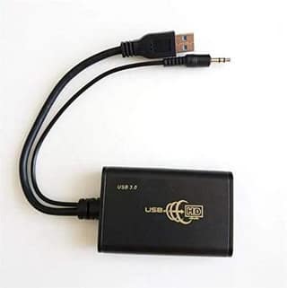 Usb 3.0 To Hdmi Hd Video Leader | Video Graphics Cable Adapter, for Laptop Computer, HDTV TV, Projector, with Audio Output Multiple Monitors
