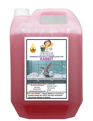 Swacch Shampoo Specially Formulated for Rabbit (5 Litre) Jasmine