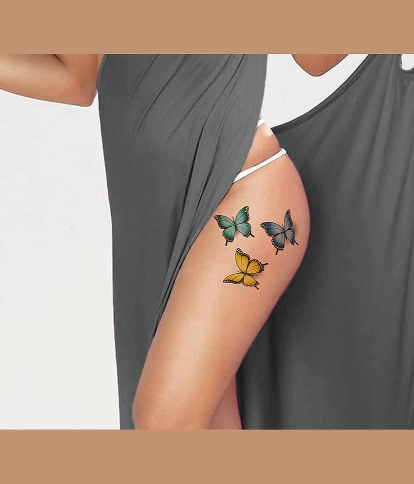 The Canvas Arts Honeymoon Realistic Look Temporary Tattoo Adults Body Tattoo view 2