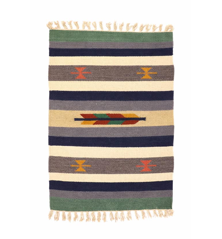 Handwoven Punja Durrie Asan view 2