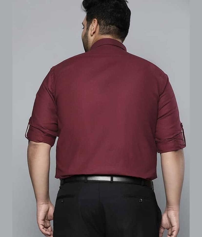 ADWYN PETER 100% Cotton Regular Fit Solids Full Sleeves Men's Casual Shirt - Black ( Pack of 1 ) view 2