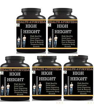 Health Ayurveda High Height | Height Increase Powder 500 Gm Pack of 5