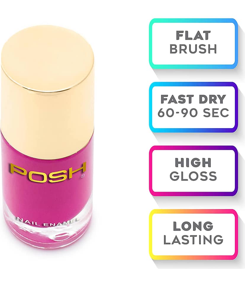 Posh - Multi Glossy Nail Polish ( Pack of 4 ) view 2