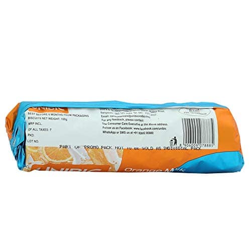 Unibic Orange Milk Cookies, 100 G view 2