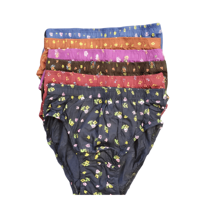 Maxolity® women's Daily wear Panties Briefs, Cotton Panty multicolor panties set, pack of 6 view 2