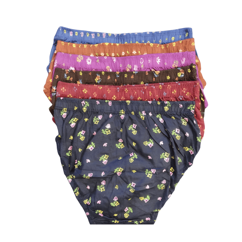Maxolity® women's Daily wear Panties Briefs, Cotton Panty multicolor panties set, pack of 6 view 3