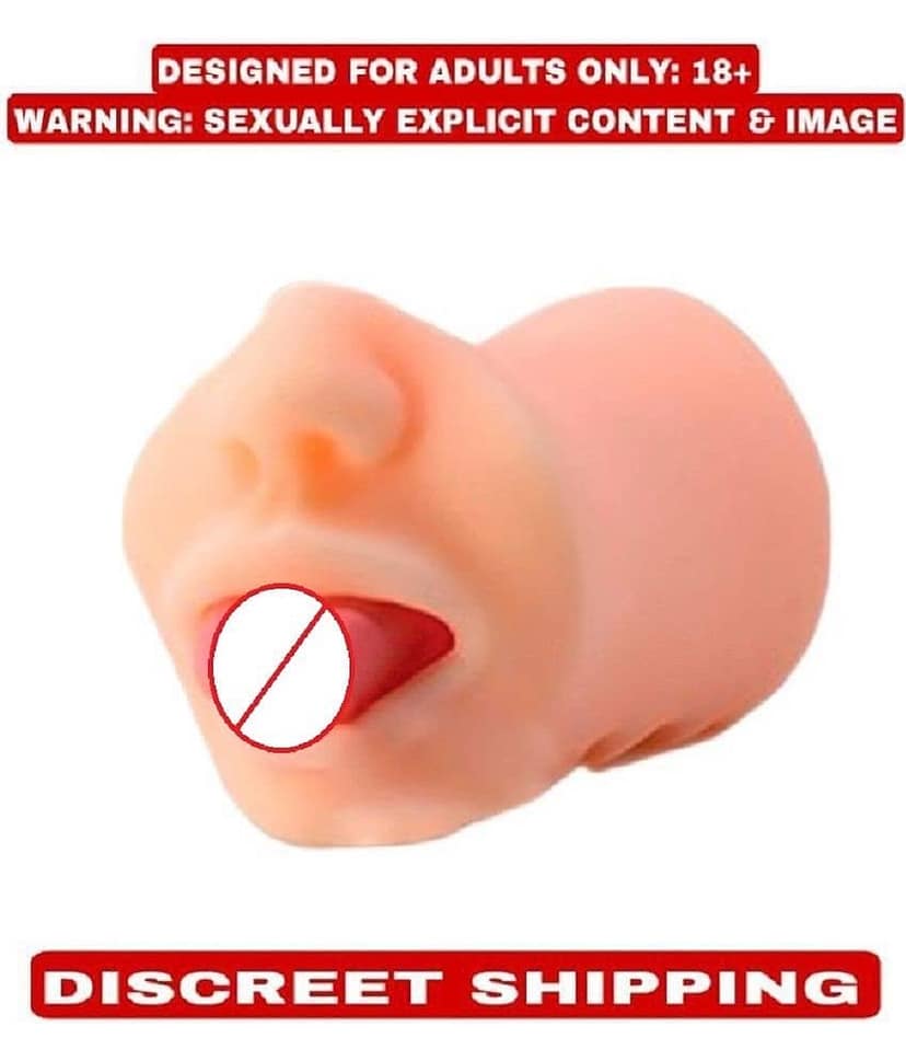 Naughty Nights Pocket Pussy with Real Mouth and Tongue Masturbator Low Price Sex Toy For Men By Kamveda