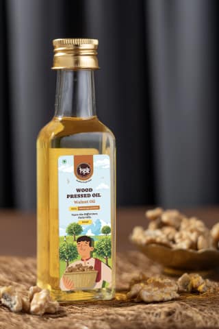 HPK Agro & Foods Walnut Oil Glass Bottle 100ML