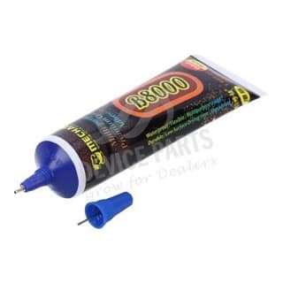 B8000 Black Adhesive 50ml | Strong Multi-Purpose Glue for Phone, Craft, DIY & Repair Waterproof & Flexible