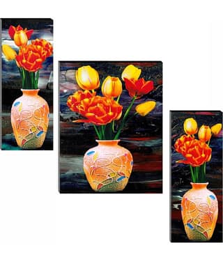 Indianara - Floral Painting Without Frame