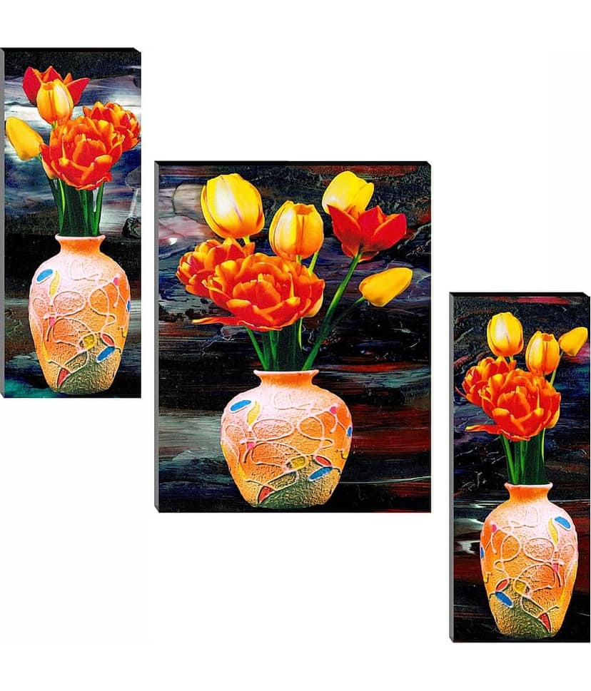 Indianara - Floral Painting Without Frame