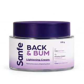 Sanfe Back & Bum Lightening Cream - 100g