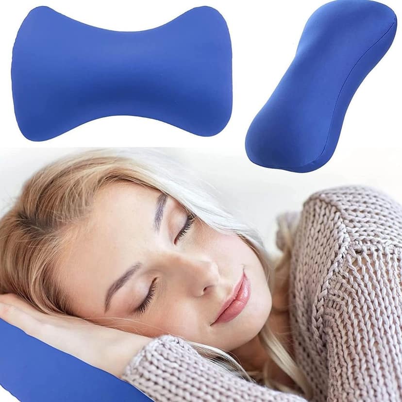 Microbead Roll Neck Pillow Mini Microbeads Bone Type Travel Pillow Soft Cushion Back Head Neck Support view 4