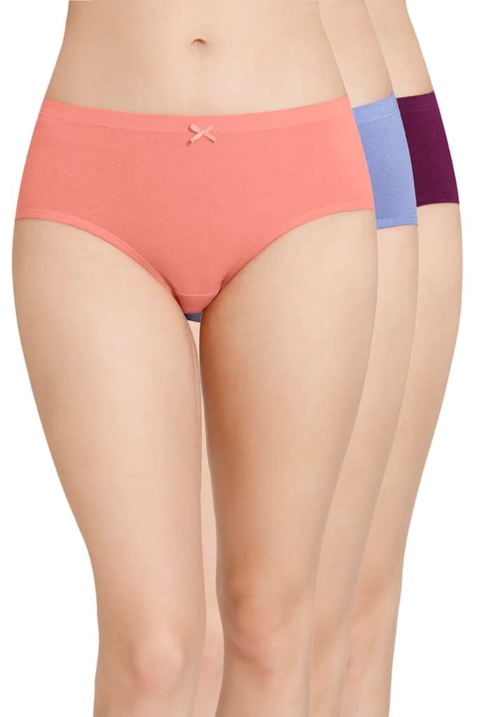 Amante Women's Hipster Plain Panties Pack of 3 view 6