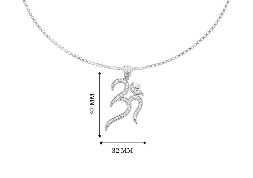 Iced Out Om Pendant view 8