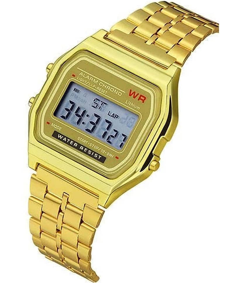 acnos Gold Stainless Steel Analog Men's Watch view 2