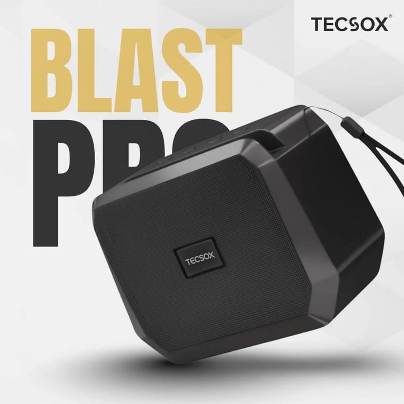 TecSox Blast Pro | Speaker with 10watt & Powerful Bass