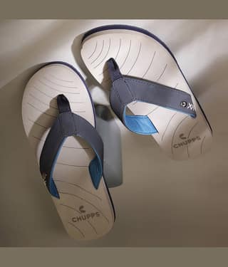 CHUPPS Brown Men's Slide Flip Flop