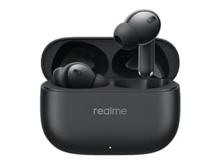 Realme TechLife Earbuds T310 Truly Wireless in Ear Earbuds with 46dB Hybrid ANC, 360 Spatial Audio, 12.4mm Dynamic Bass Driver, Upto 40Hrs Battery - Vibrant Black