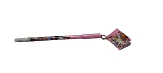 K-Pop Themed Pink Pen with Mini Notebook Keychain