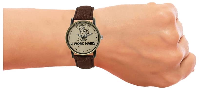 Grey Work Hard Analog Watch for Men LR29 view 5