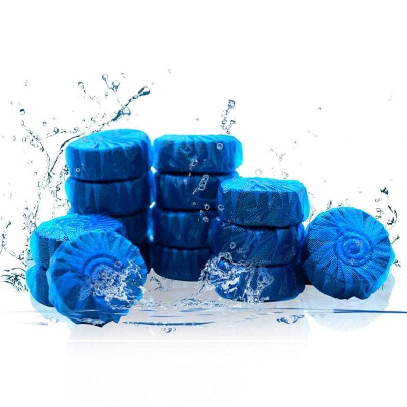 Toilet Flush Tank Cleaner Tablets (Pack of 10) | Continuous Automatic Bowl Cleaning & Deodorizing | Bathroom Hygiene