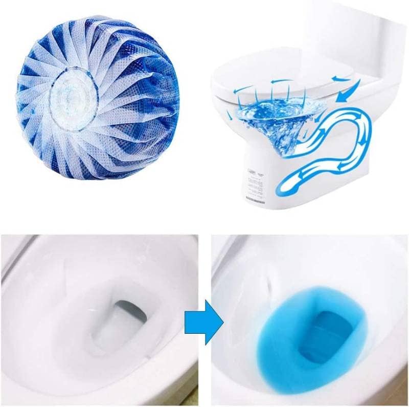 Toilet Flush Tank Cleaner Tablets (Pack of 10) | Continuous Automatic Bowl Cleaning & Deodorizing | Bathroom Hygiene view 2