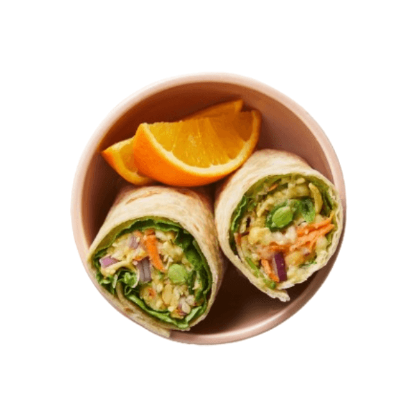 Veggie Coleslaw Delight Wraps