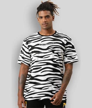 Veirdo Pack of 1 Cotton Regular Fit Men's T-Shirt ( Black )