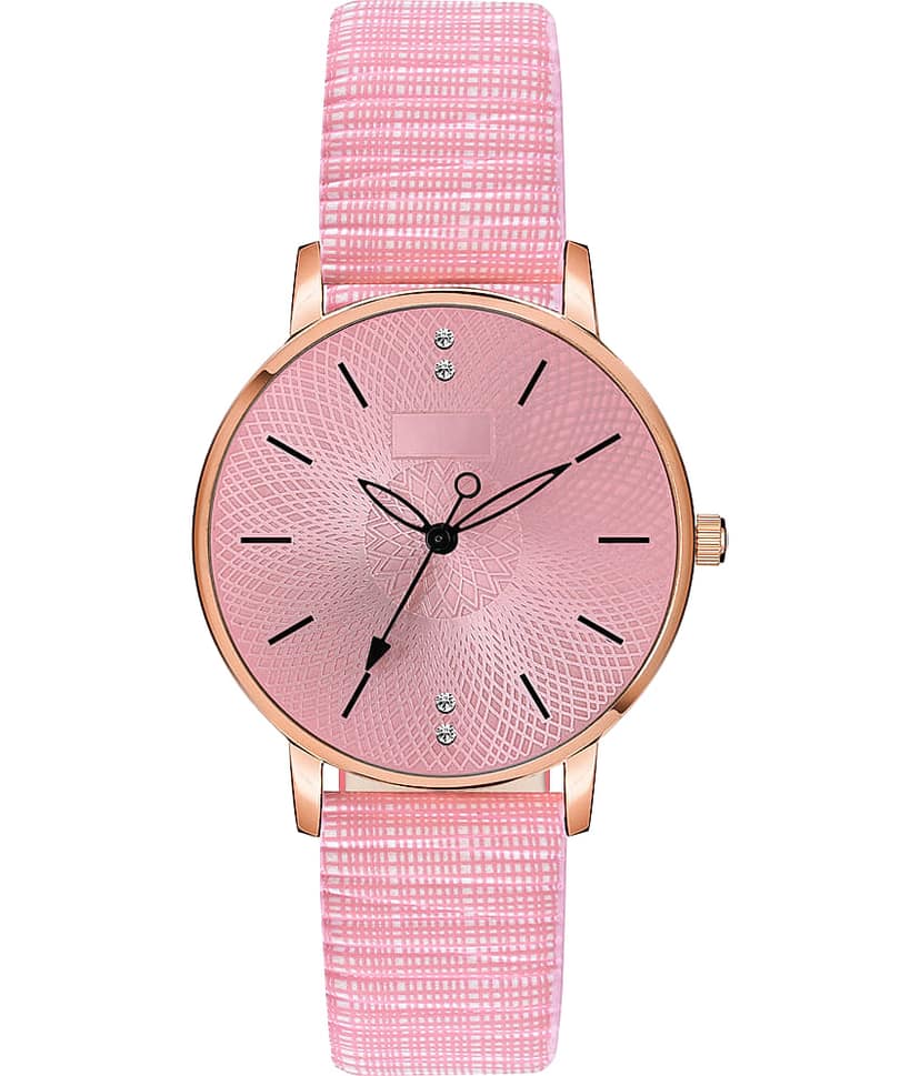 Trex Pink PU Analog Womens Watch view 2