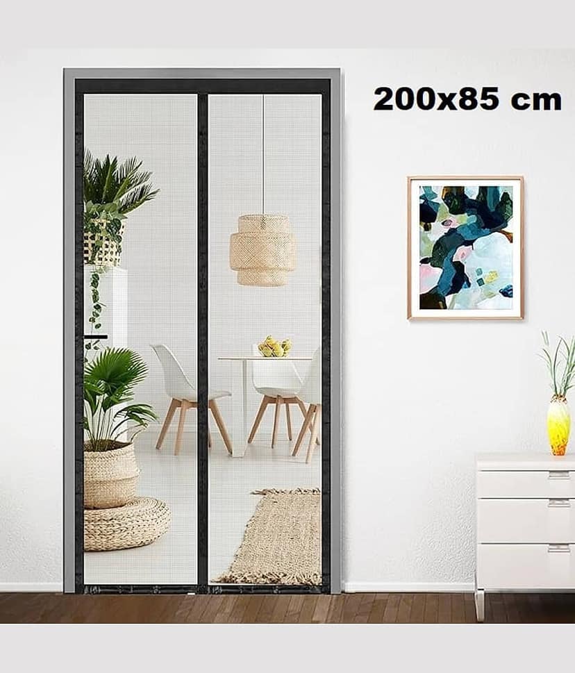 CASA FURNISHING - Black HDPE - High Density Poly Ethylene Hanging Mosquito Net ( Pack of 1 )