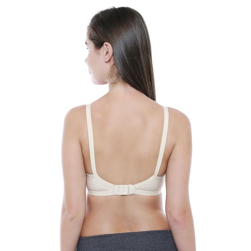 Bodycare Women Cotton Full Coverage Non Padded Regular Bra Pack - 2 E5501WS-WHITE-SKIN view 5