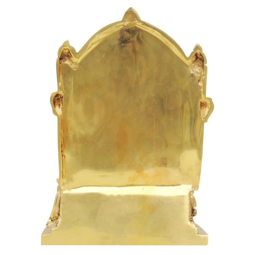 Brass Shivaji Maharaj Statue - Decorative Brass Murti, Height : 10.2 Inch (BSMAS1697 D) view 3